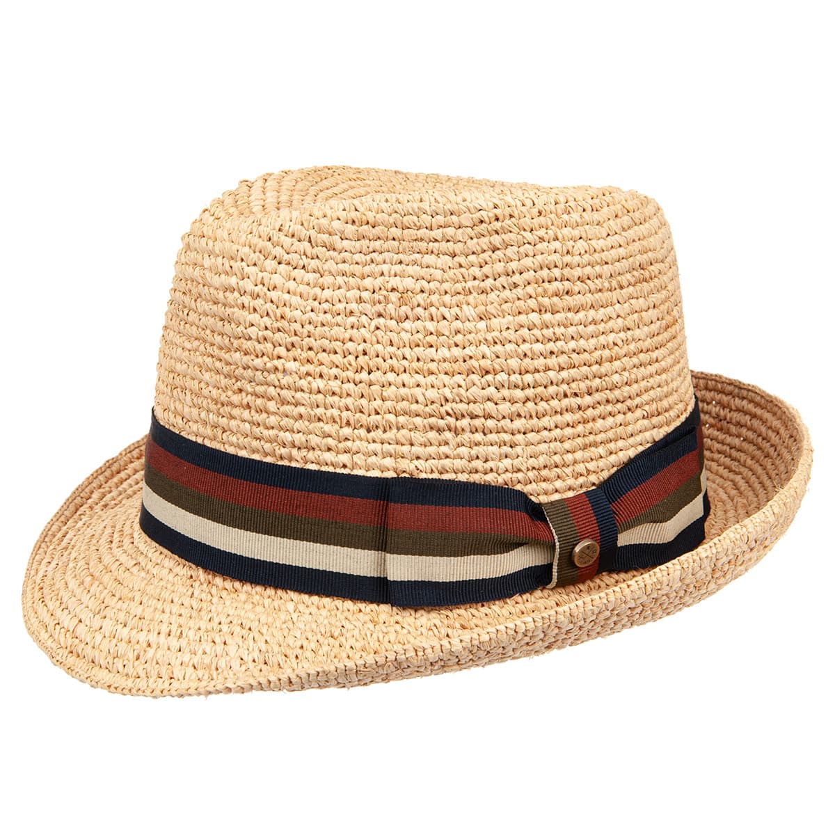 HUTTER | Chapeau Trilby paille naturelle Crochet