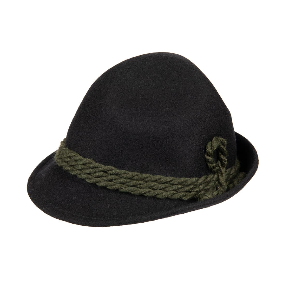HUTTER | Chapeau de chasseur en feutre de laine premium avec triple cordelette