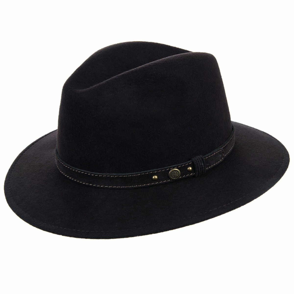 HUTTER | Chapeau de feutre Traveller � bord large