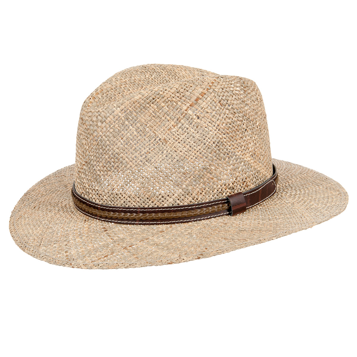 HUTTER | Chapeau de paille Traveller pour hommes l�ger et a�r� en paille naturelle