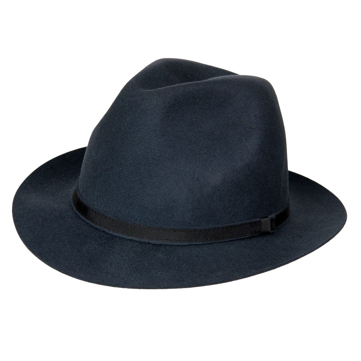 HUTTER | Fedora Chapeau de feutre de cheveux �dition sp�ciale avec garniture de ruban de feutre