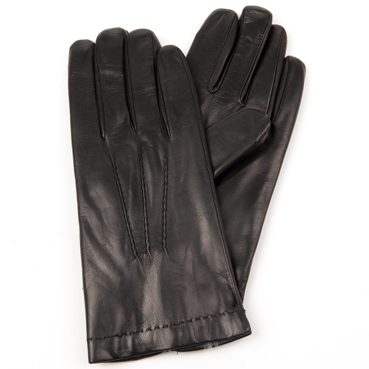 HUTTER | Gants en cuir nappa pour homme avec doublure Lapin Made in Italy