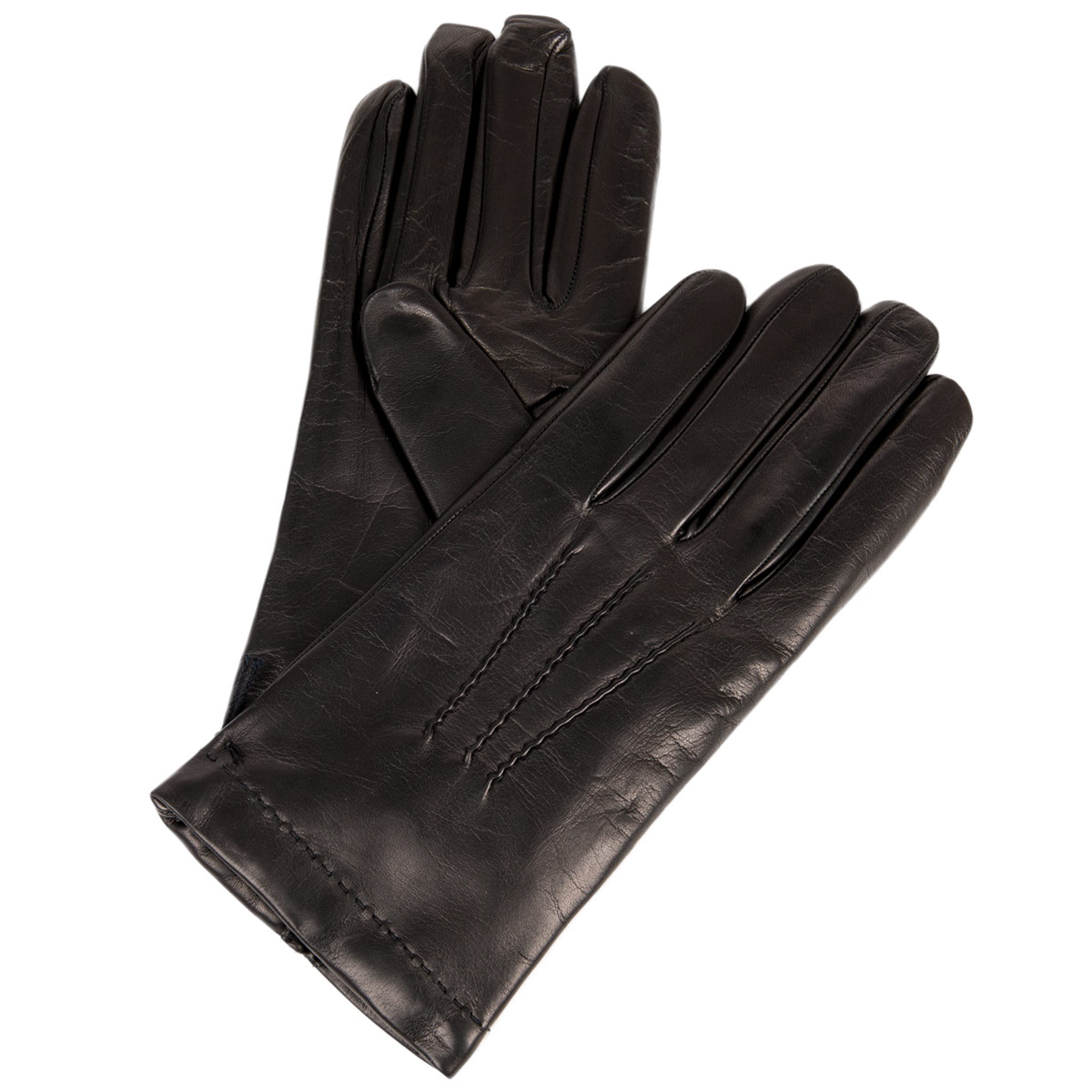 HUTTER | Gants en cuir pour hommes avec doublure en cachemire Made in Italy