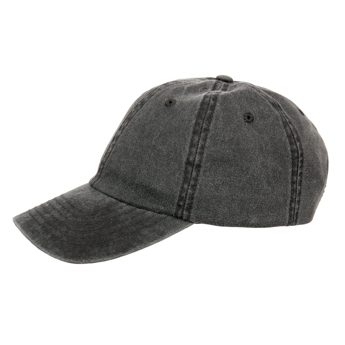 HUTTER | casquette � visi�re Bascap en jean used look uni