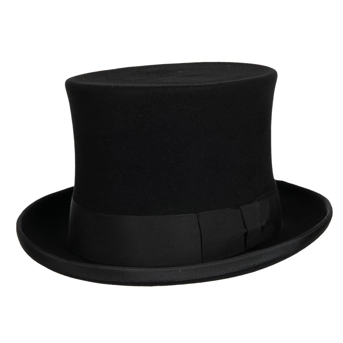 HUTTER | chapeau haut de forme de qualit� exclusive en feutre de poils tr�s fins