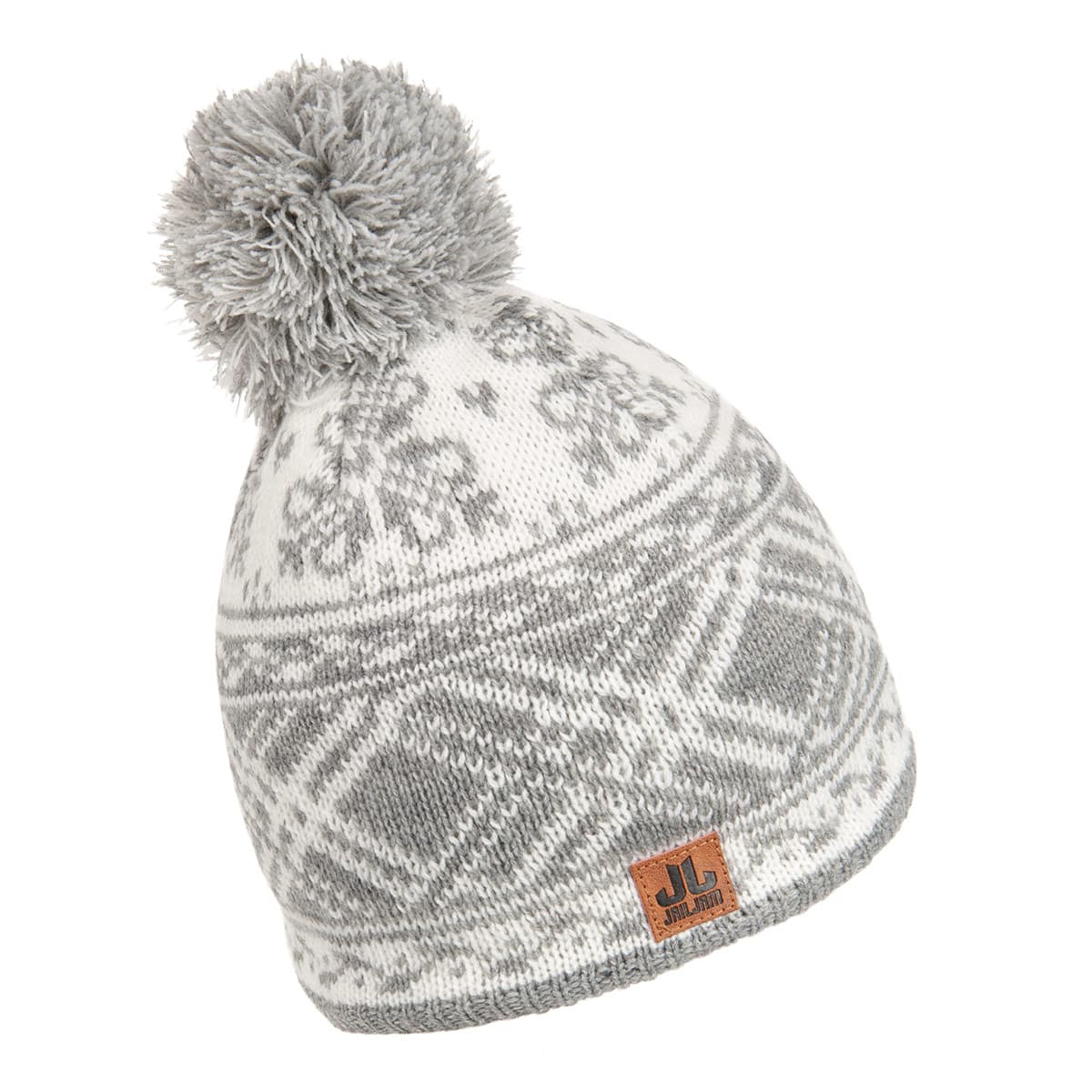 JAILJAM | Bonnet Jacquard avec pompon en laine