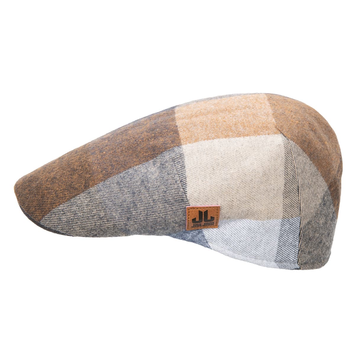 JAILJAM | Coppola Casquette plate en tessuto a quadri