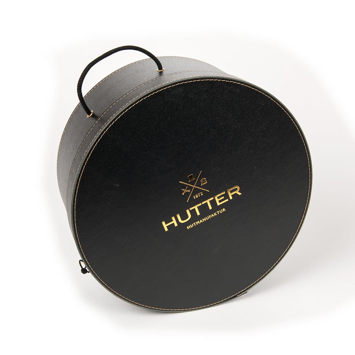 MALLETTE � CHAPEAUX NOIR OR MANUFACTURE DE CHAPEAUX HUTTER 1872