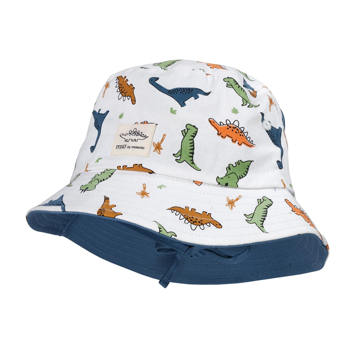 MAXIMO | Chapeau en tissu Mini Boy Dino avec lien en 100% coton