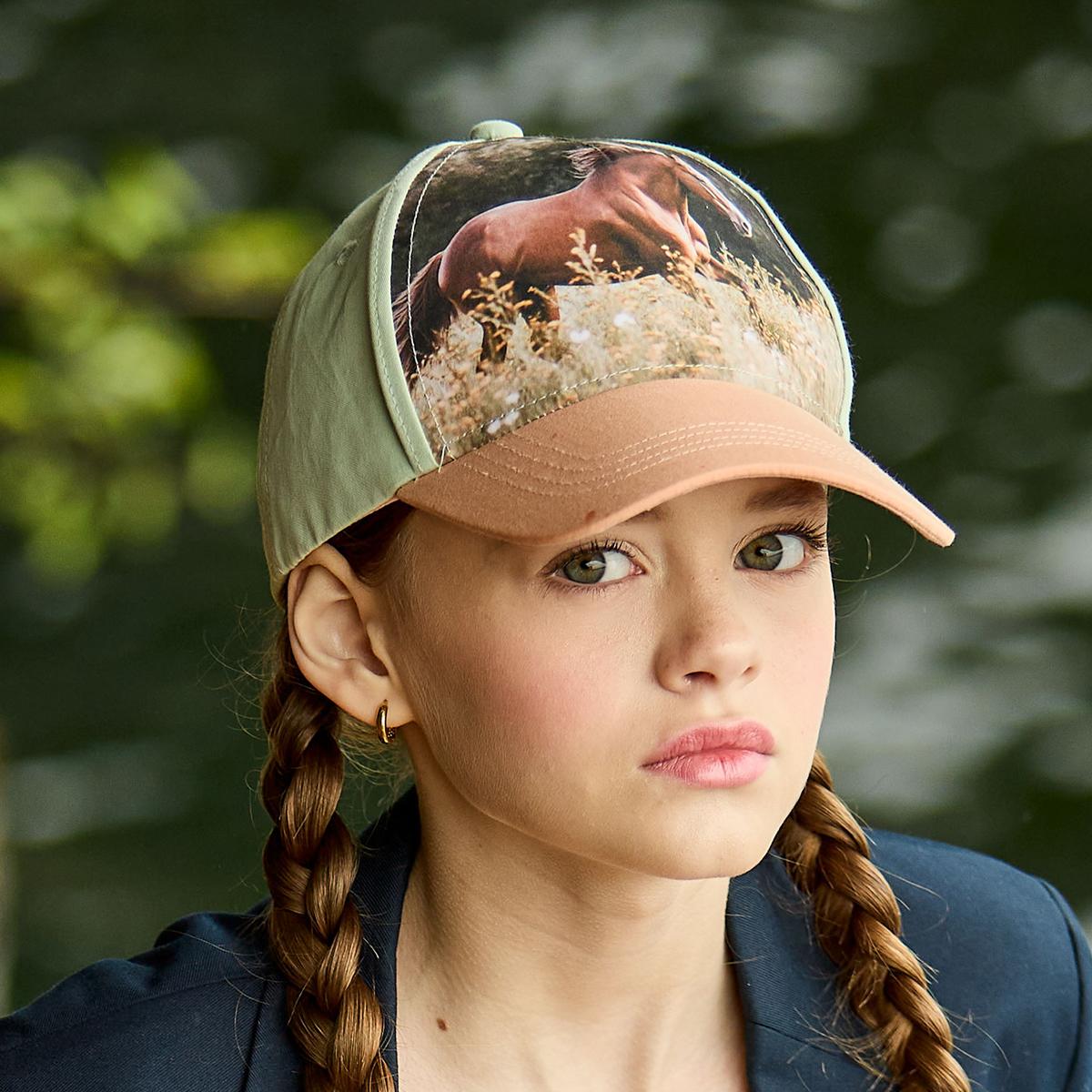 MAXIMO | KIDS Fille Casquette Cheval en coton m�lang�
