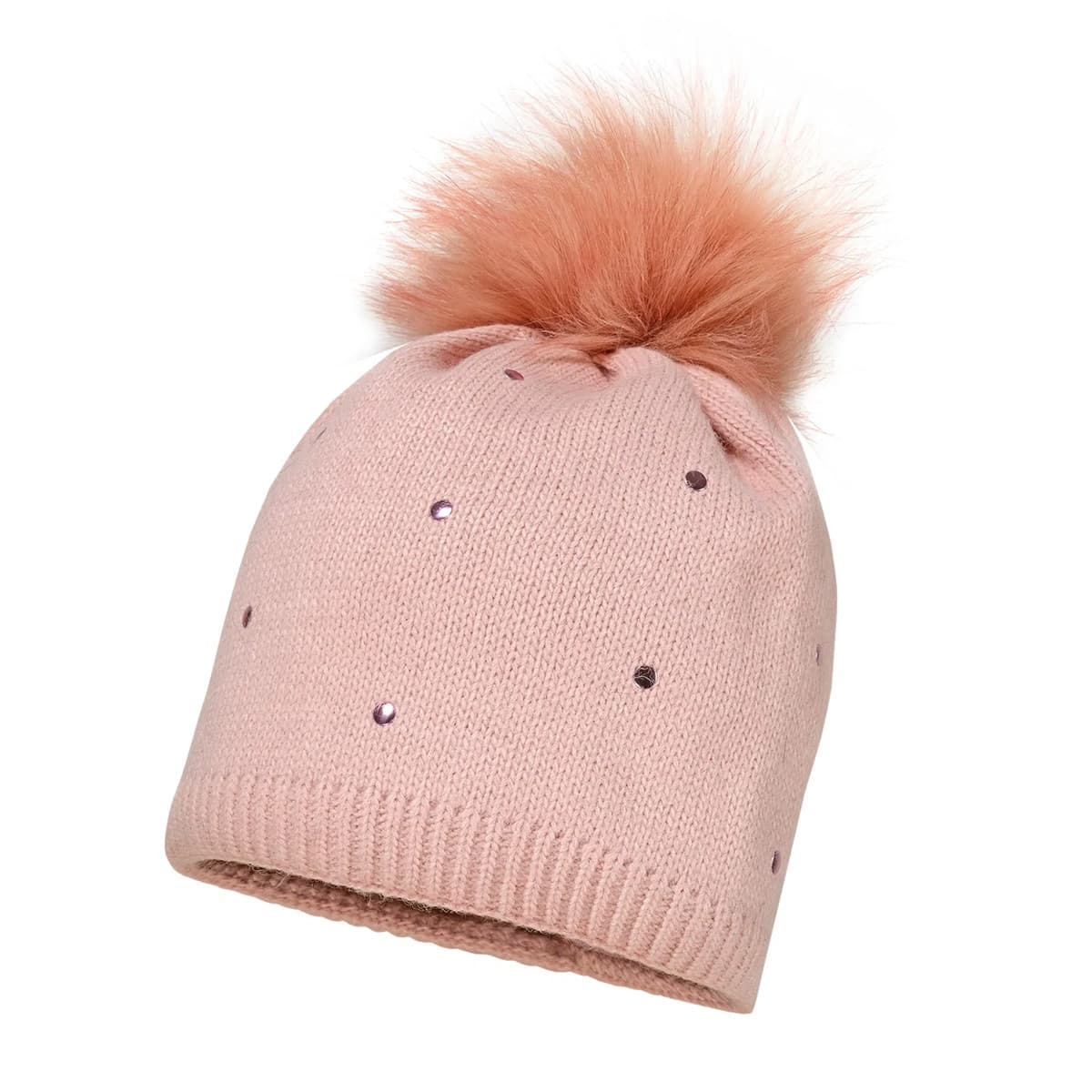 MAXIMO | Mini Chapeau Fille pompon de fourrure synth�tique