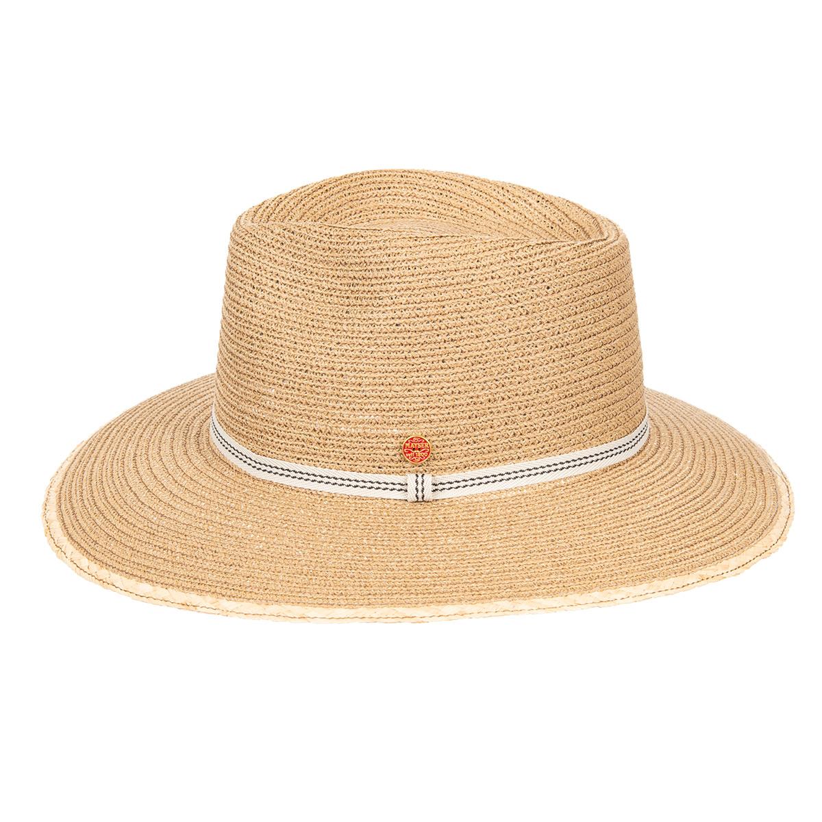 MAYSER | Chapeau de paille Traveller � bord large pour hommes