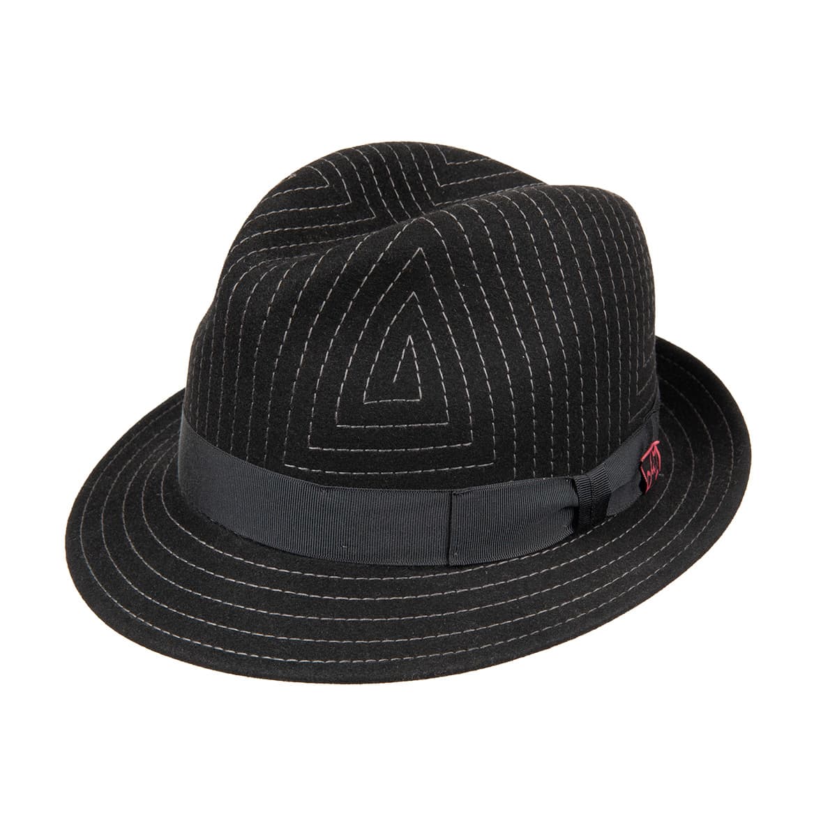MICHAEL ZECHBAUER | Chapeau trilby � motif matelass�