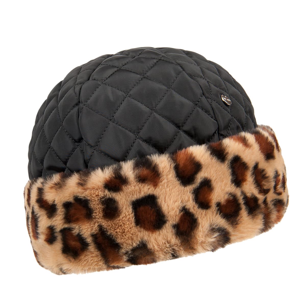 MODE | CHAPEAU FEMME EN TISSU ZARINA AVEC RABAT EN FOURRURE �CO