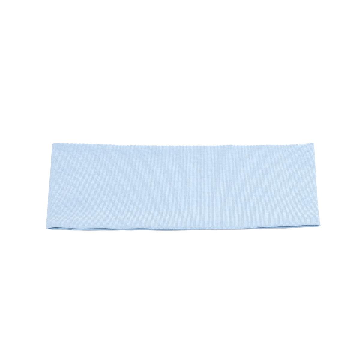 McBEANIE | Bandeau en coton bleu clair pour femmes