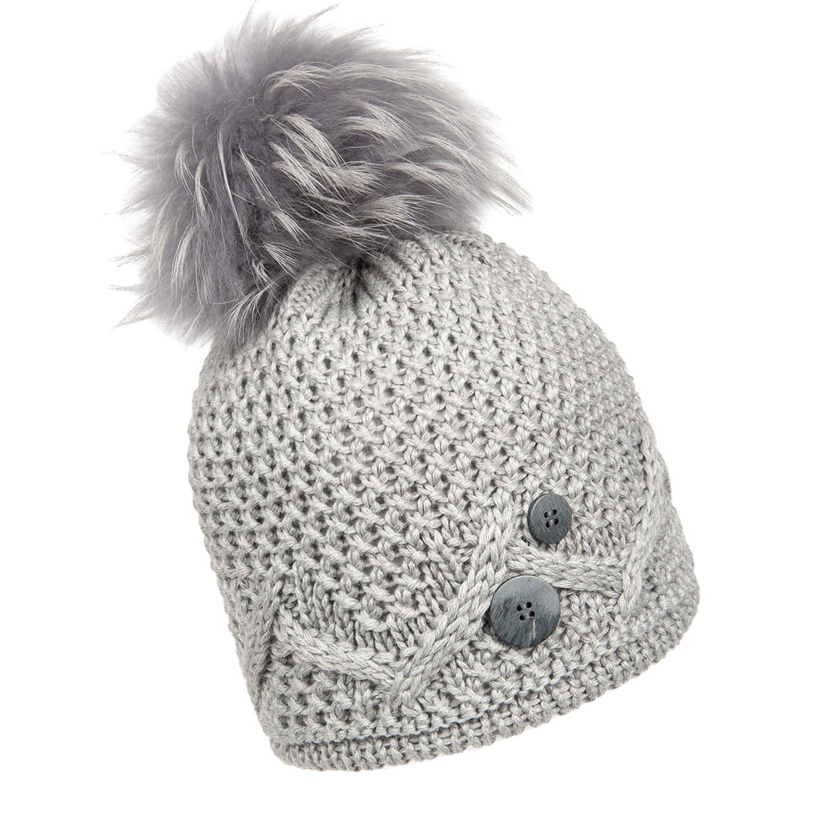 McBEANIE | Bonnet tricot� avec pompon pour femmes