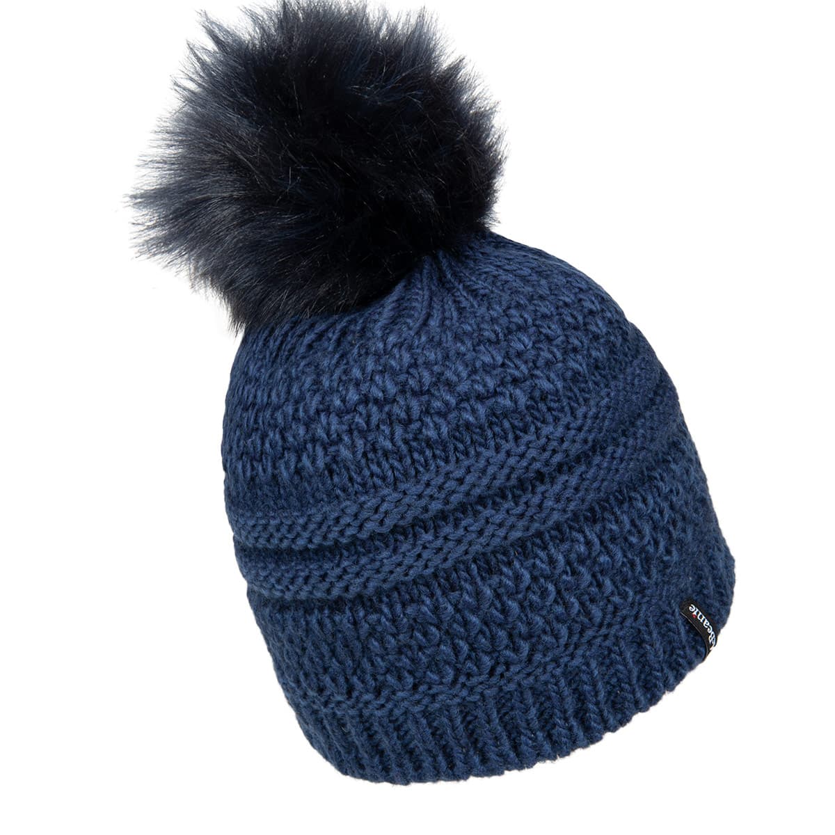 McBEANIE | Bonnet tricot� en alpaga avec pompon