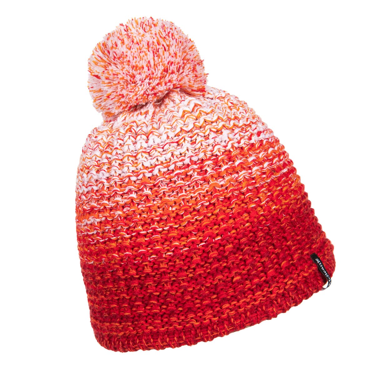 McBeanie | Bonnet � pompon tricot� avec d�grad� de couleurs et doublure en polaire