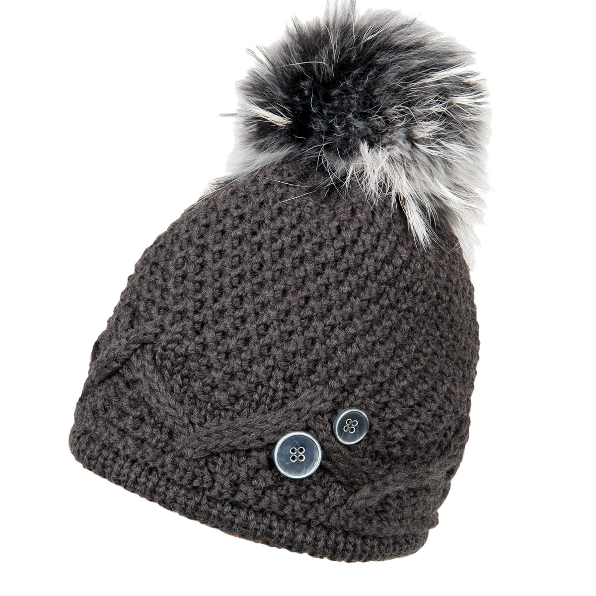 McBeanie | Bonnet pour femme en tricot avec pompon