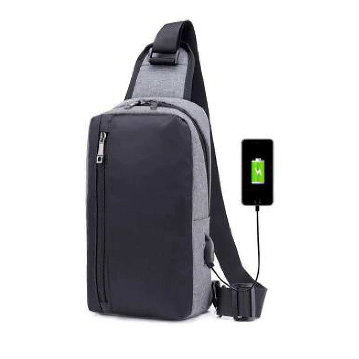 SAC � BANDOULI�RE CROSS BODY AVEC USB 17X30X10