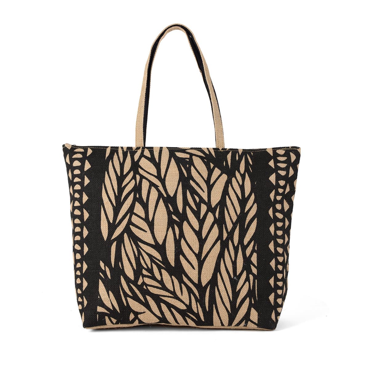 SAC DE PLAGE JUTE JUNGLE 55X15X40CM