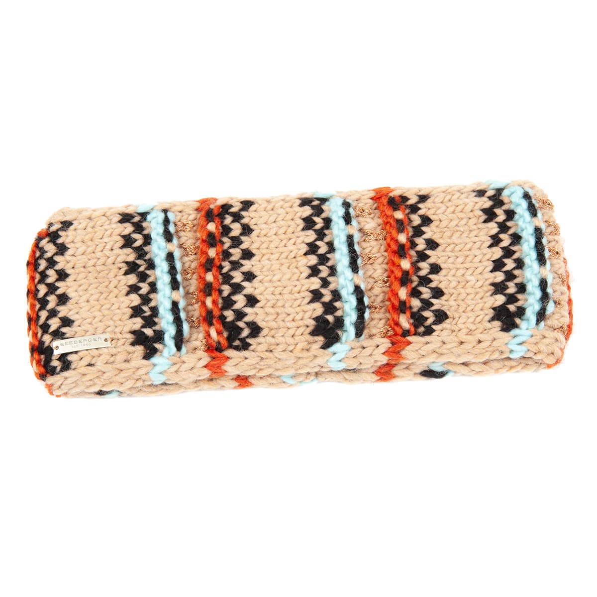 SEEBERGER | Bandeau tricot� avec motif