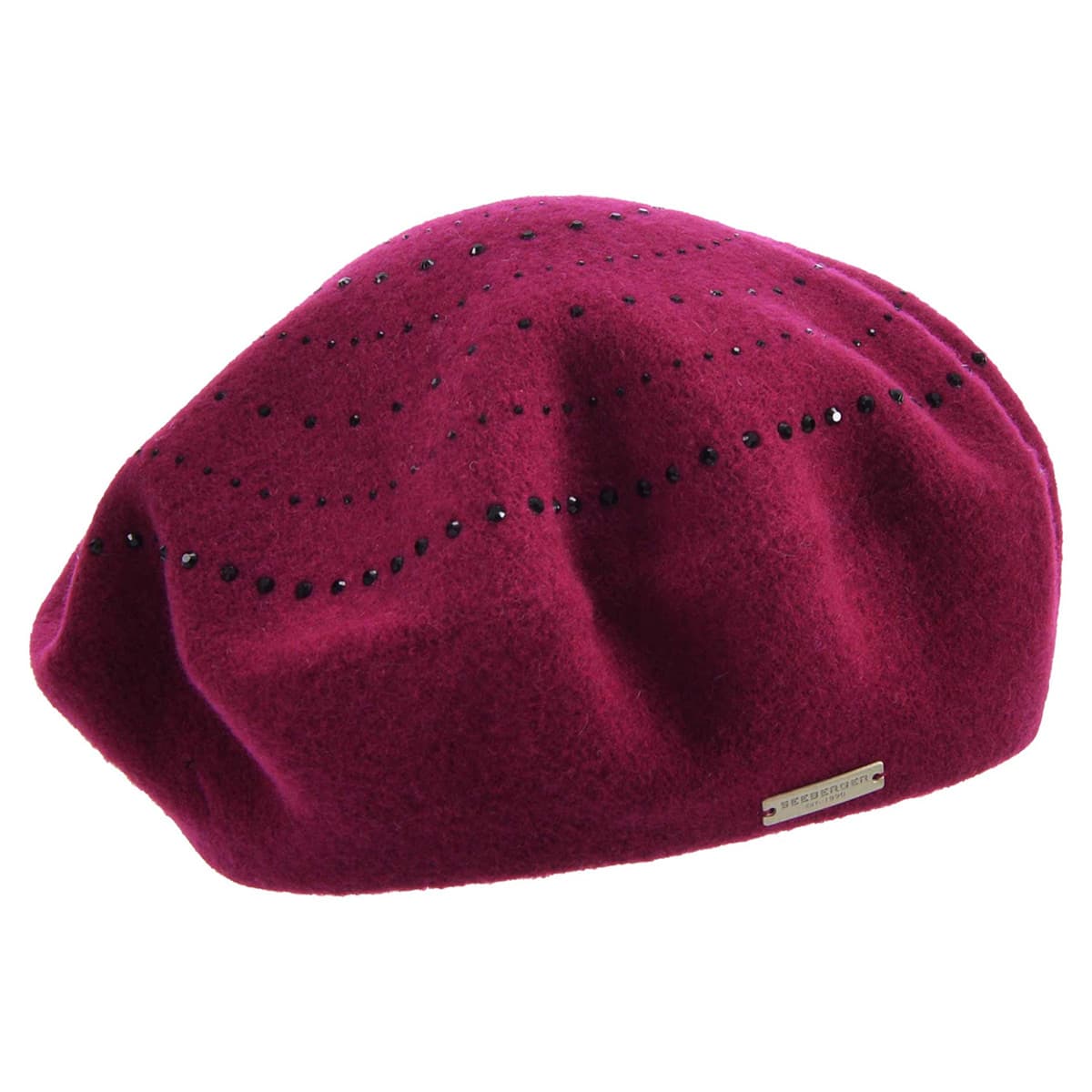 SEEBERGER | Bonnet basque femme avec strass