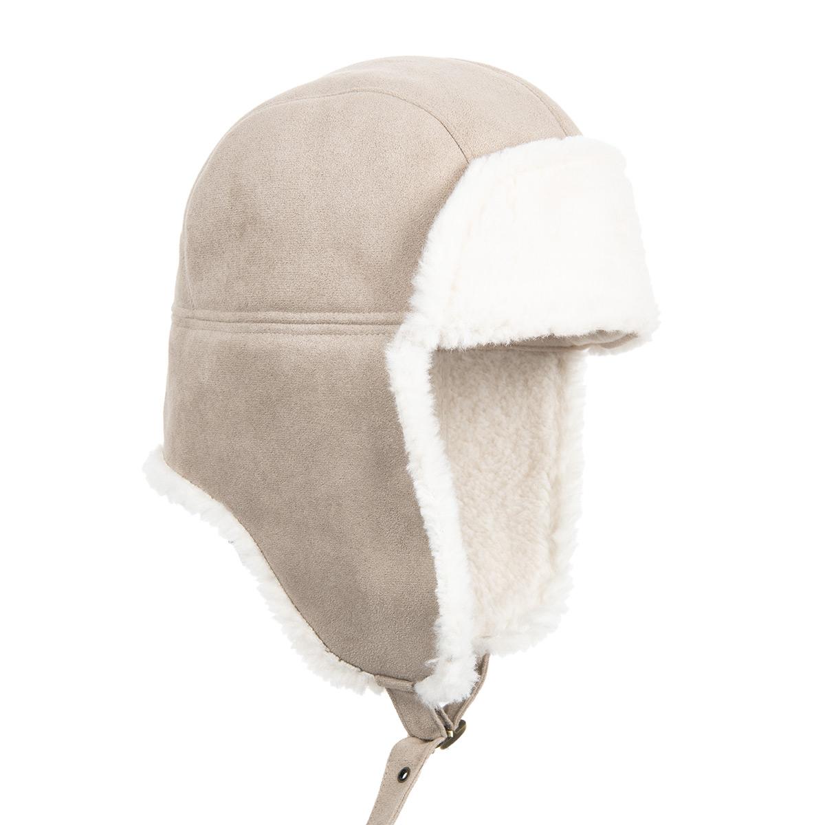 SEEBERGER | Bonnet bomber douillet pour femmes Chapka en fourrure synth�tique douce