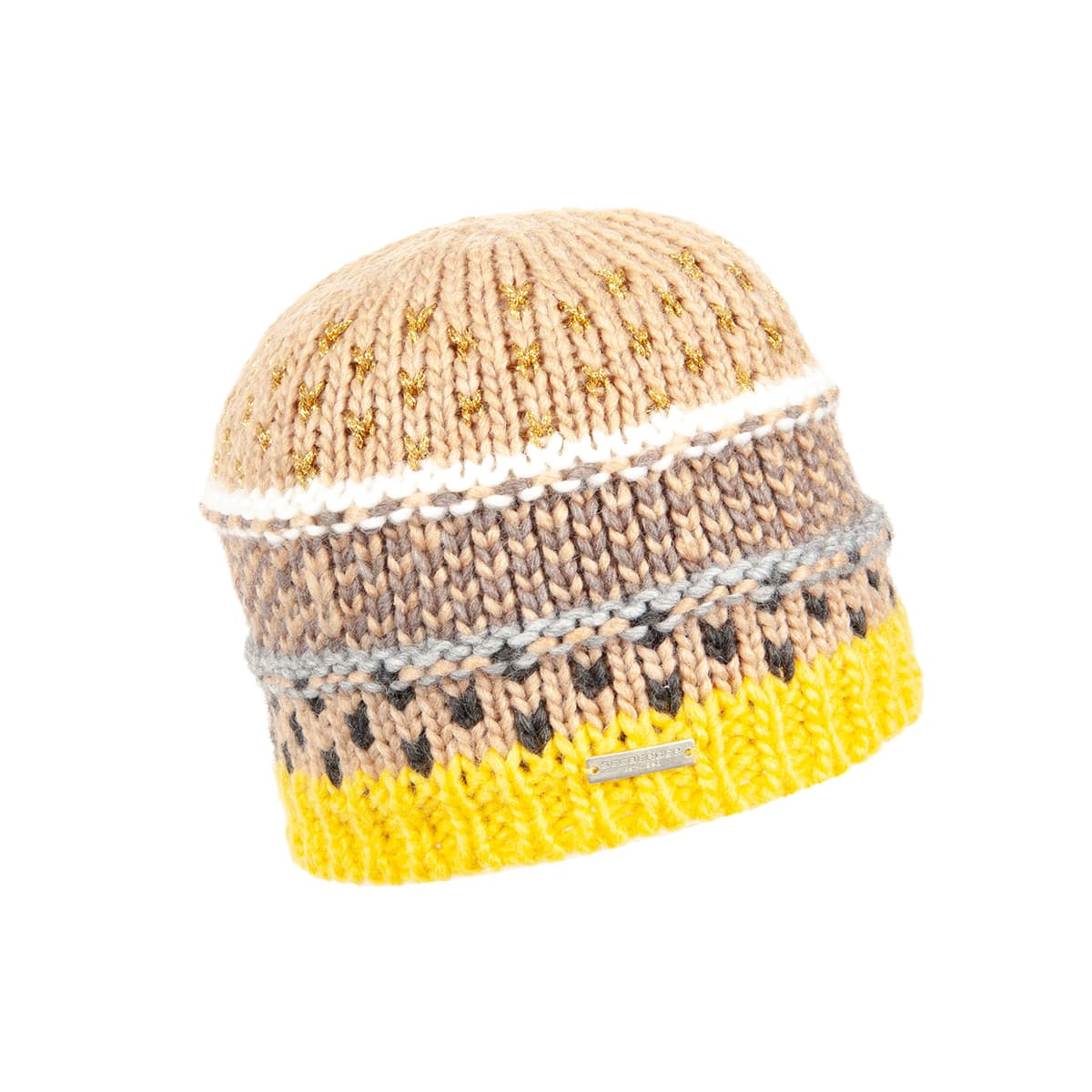SEEBERGER | Bonnet dans un m�lange de structures