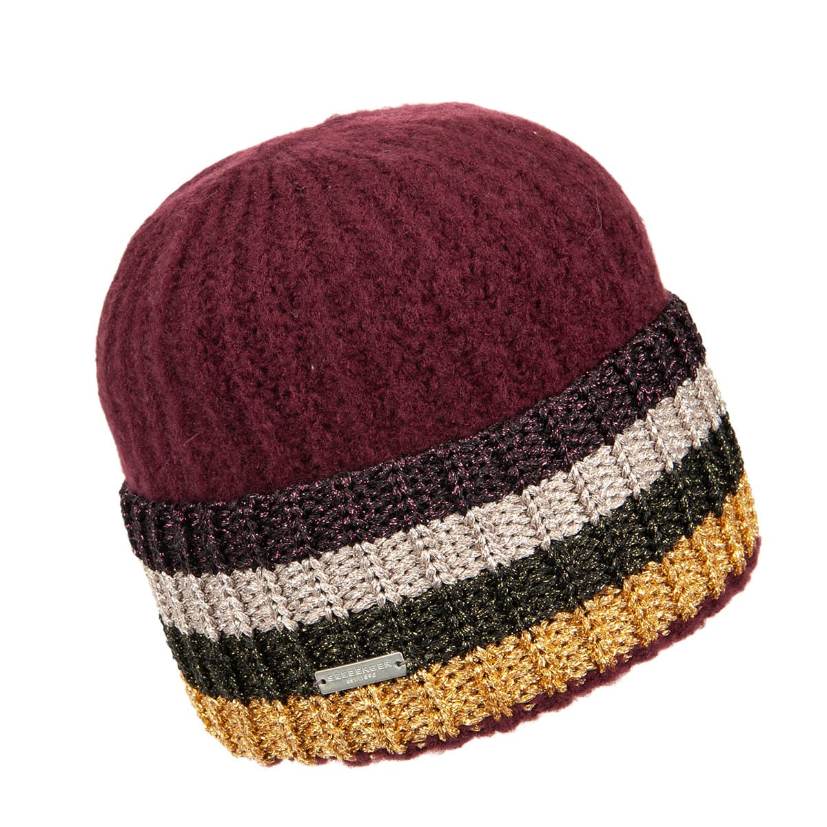 SEEBERGER | Bonnet femme avec Lurex