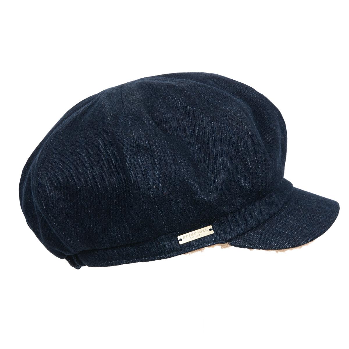 SEEBERGER | Bonnet femme en jean avec fourrure synth�tique