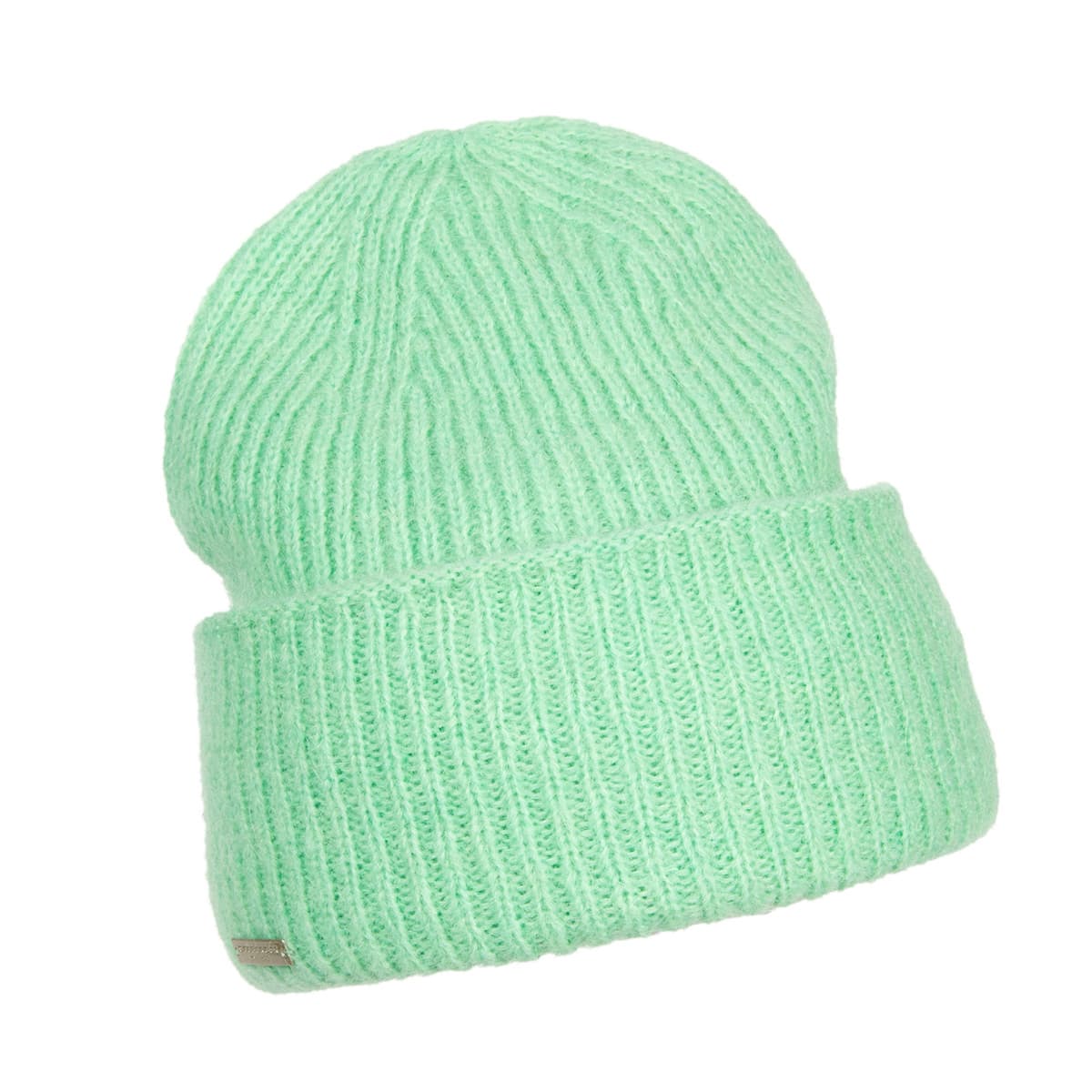 SEEBERGER | Bonnet tricot� pour femmes avec revers