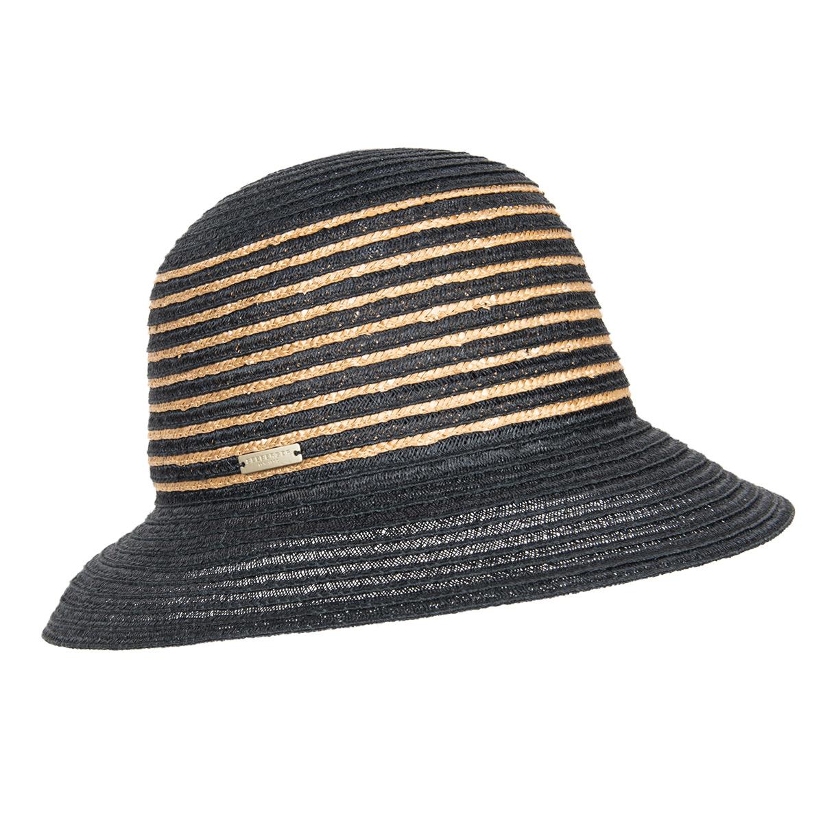 SEEBERGER | Chapeau cloche femme en m�lange de paille naturelle