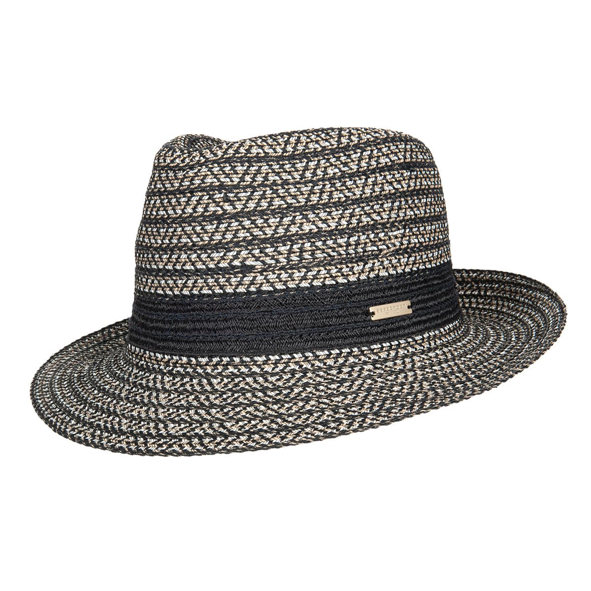 SEEBERGER | Chapeau d'�t� Fedora en viscose mix braid bogart