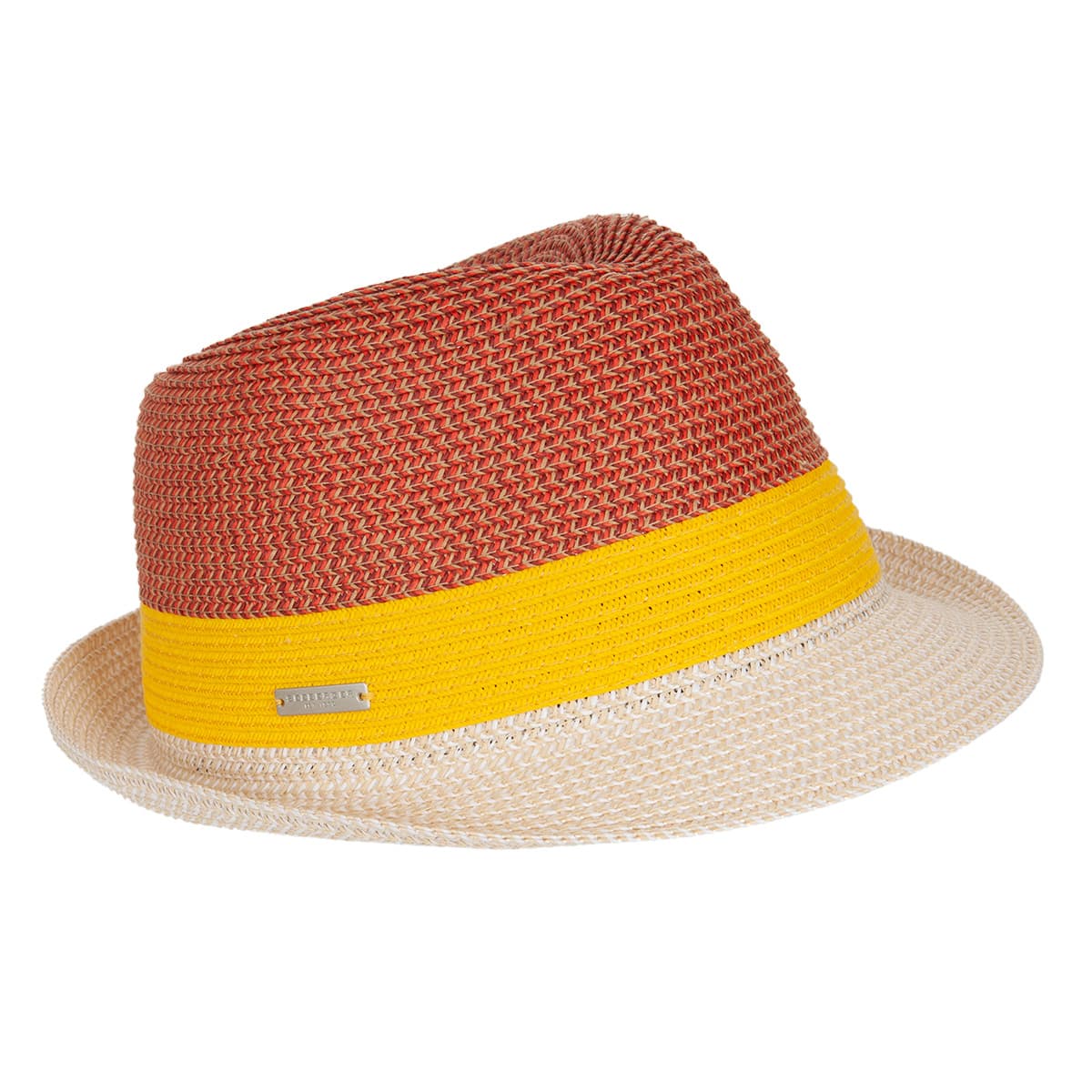 SEEBERGER | Chapeau de paille femme Trilby � rayures