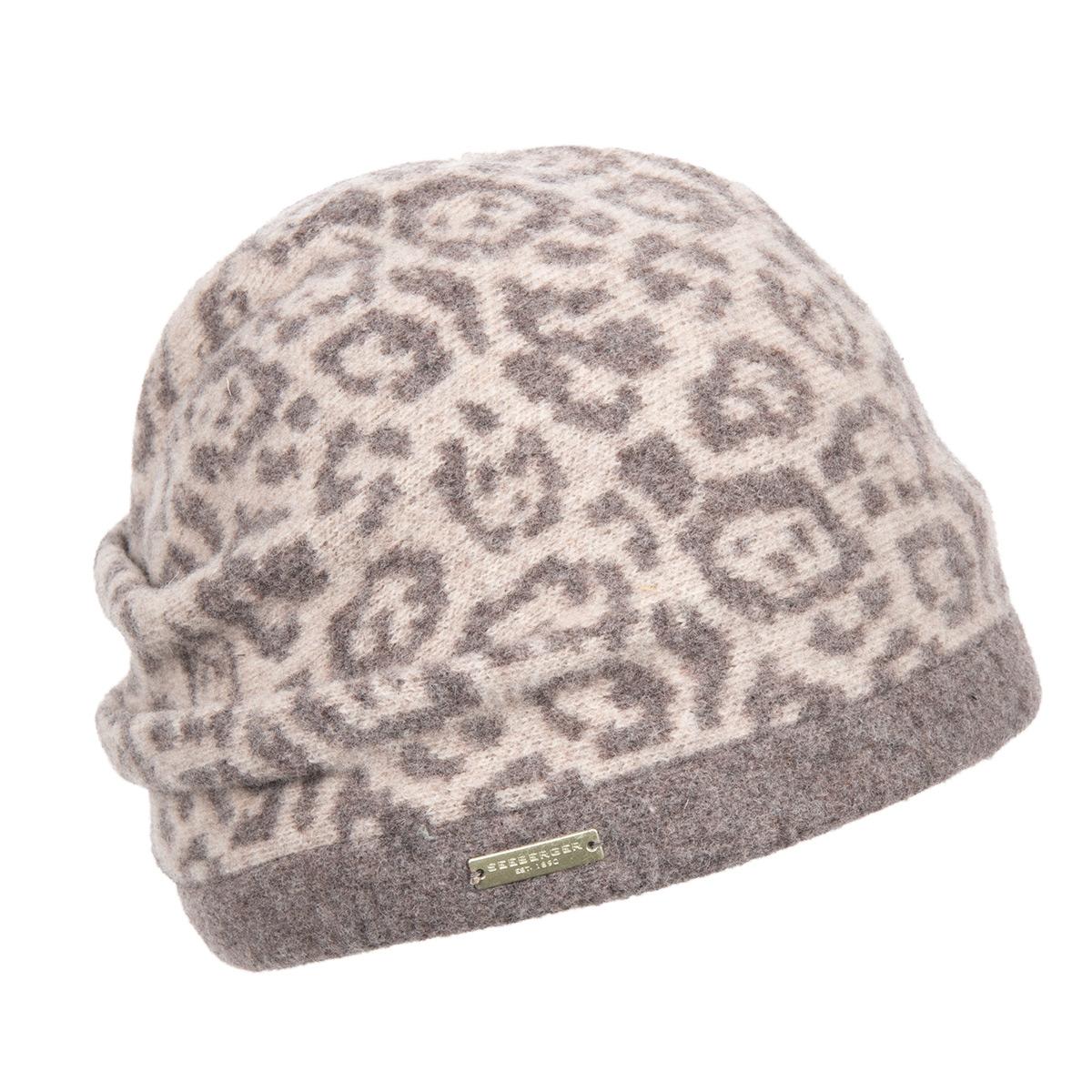 SEEBERGER | Chapeaux en laine vierge pour femmes inspir�s du look l�opard