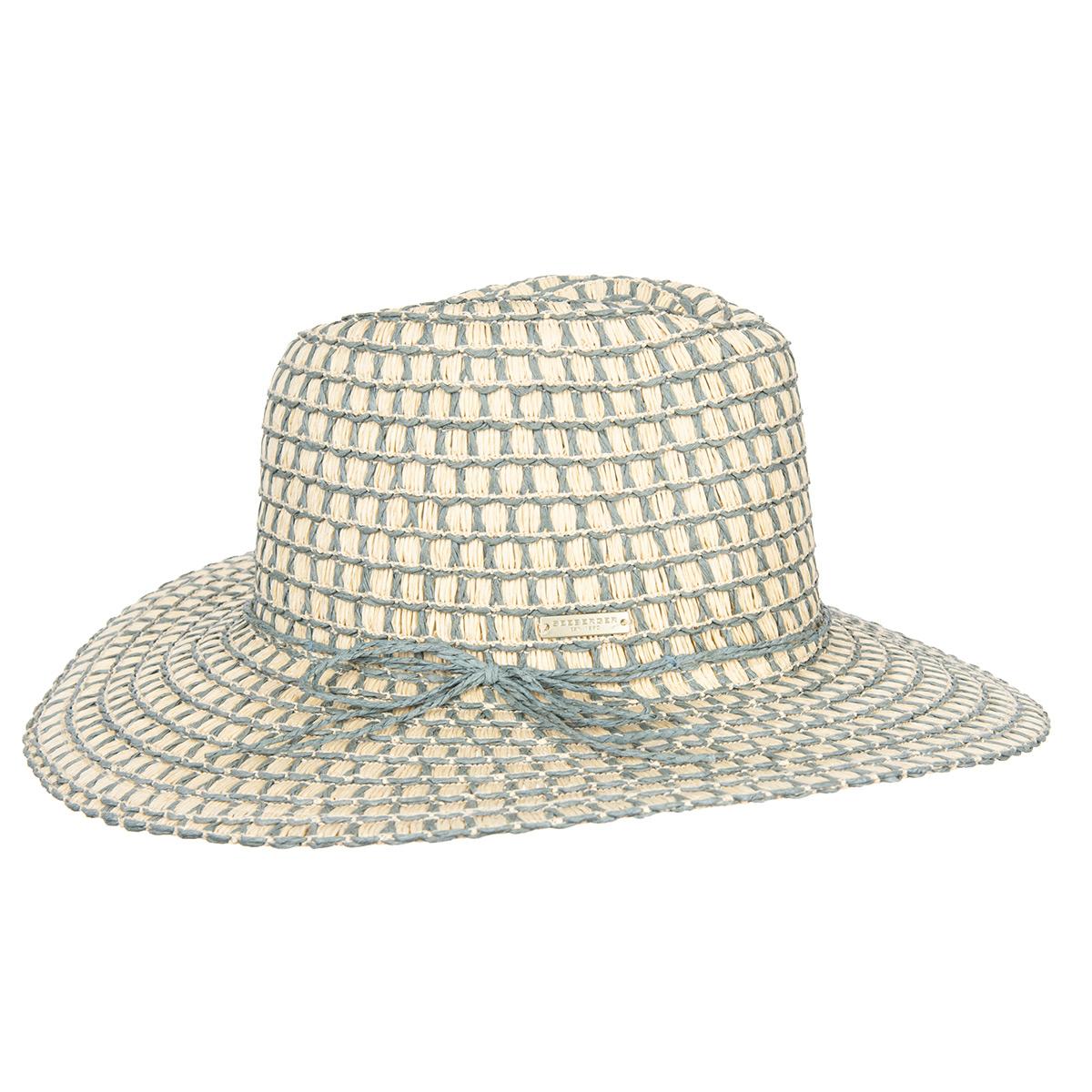SEEBERGER | Fedora en fibres de papier multicolores