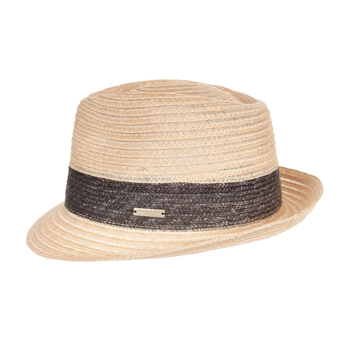 SEEBERGER | Natural Straw Braid Mix Trilby