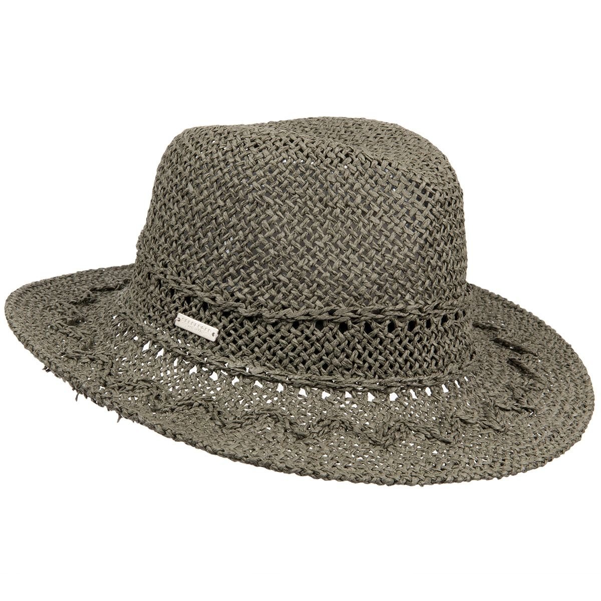 SEEBERGER | Traveller zigzag weave Chapeau d'�t� pour dames
