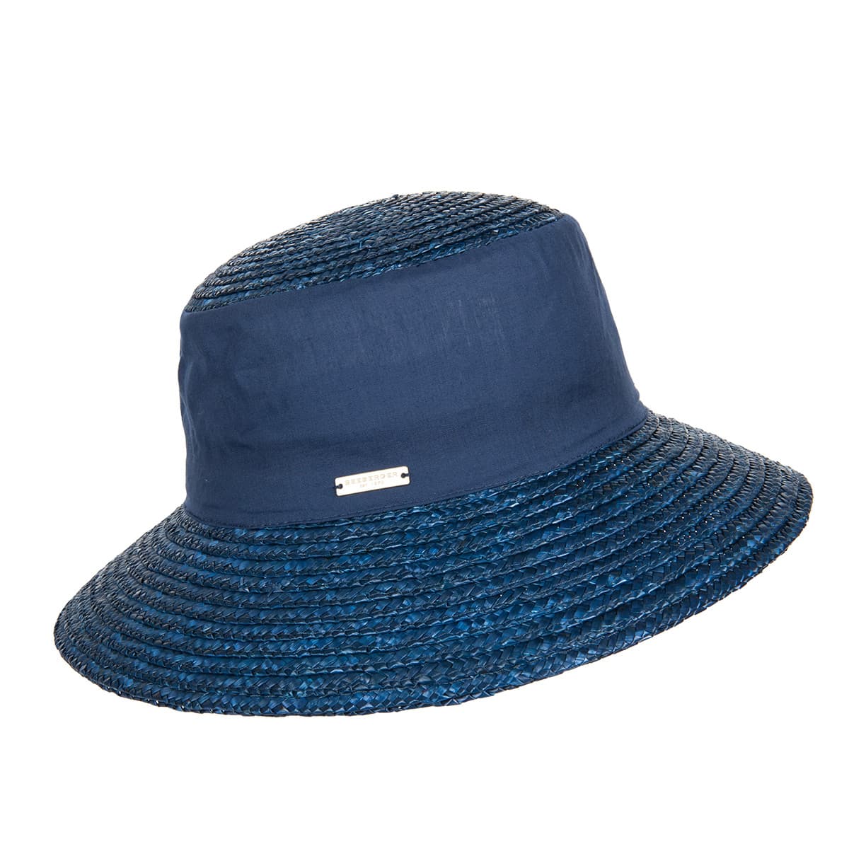 SEEBERGER | Wheat Braid Bucket with Fabric Insert