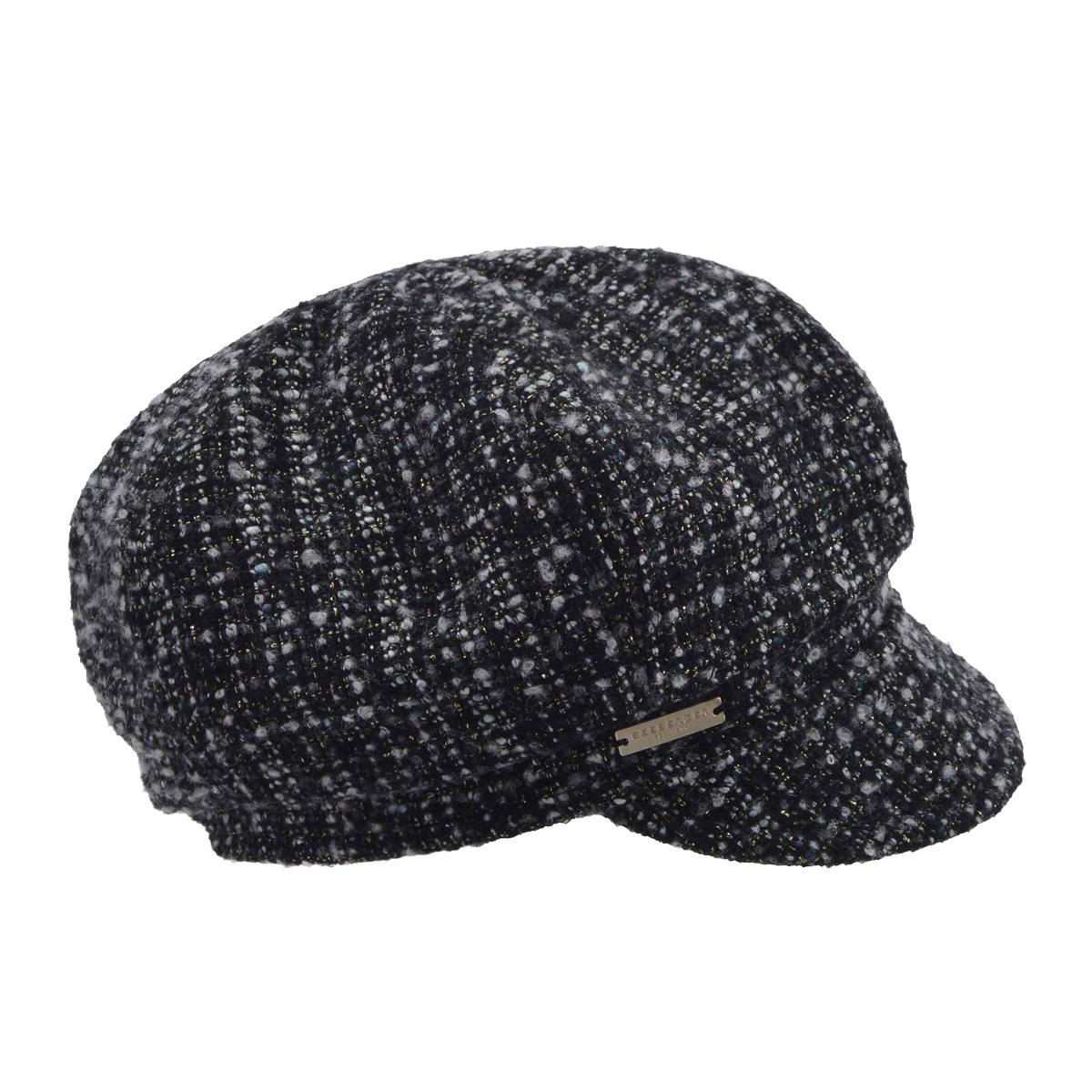 SEEBERGER | casquette femme huit pi�ces en tweed avec forme de ballon