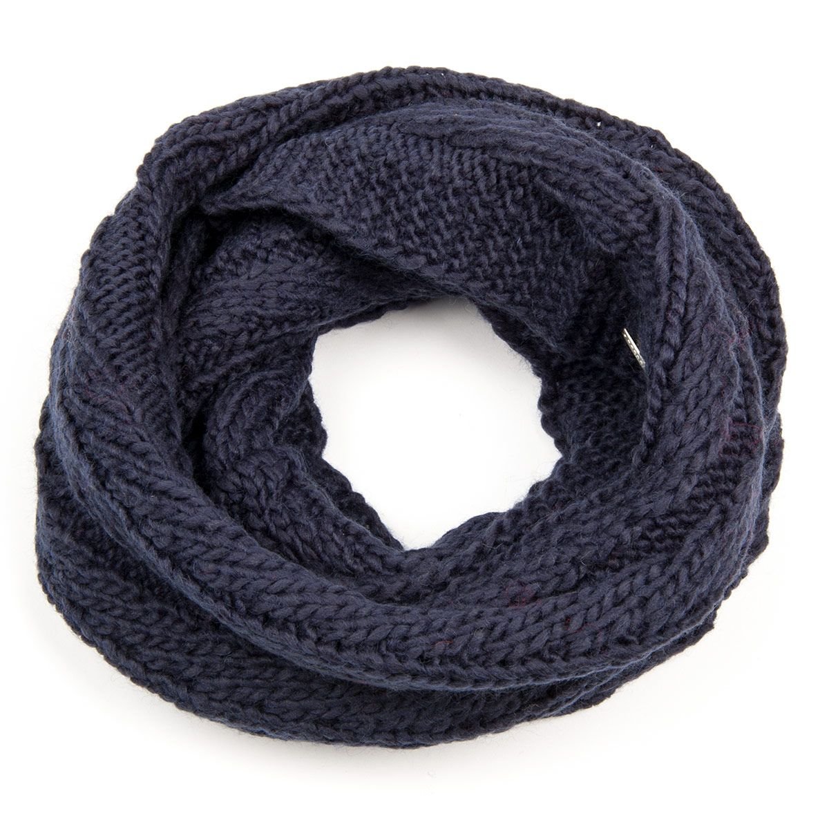 SEEBERGER | �charpe � boucles basique en torsades tricot�es