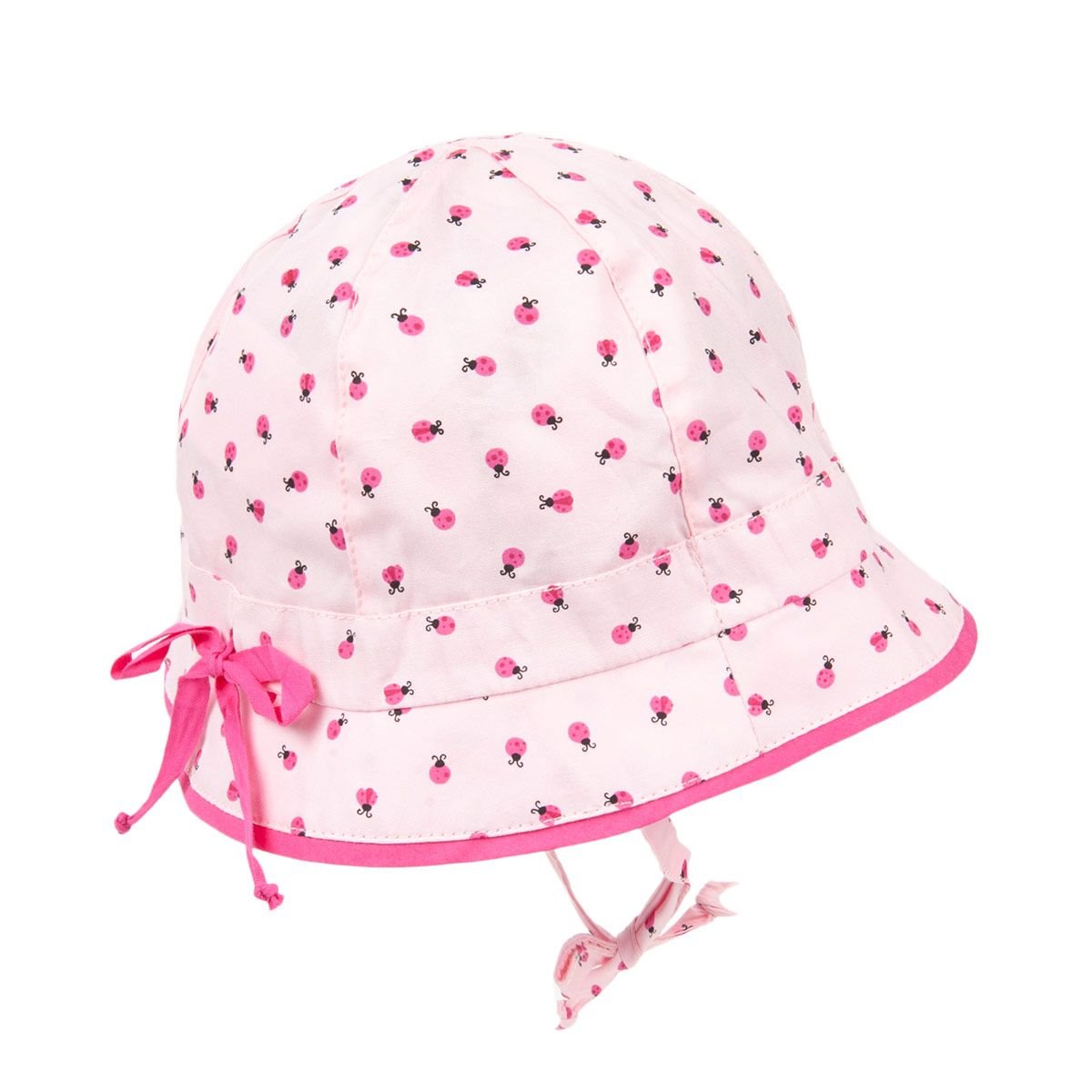 STERNTALER | Bonnet en tissu pour b�b� avec oreillettes et ruban � nouer