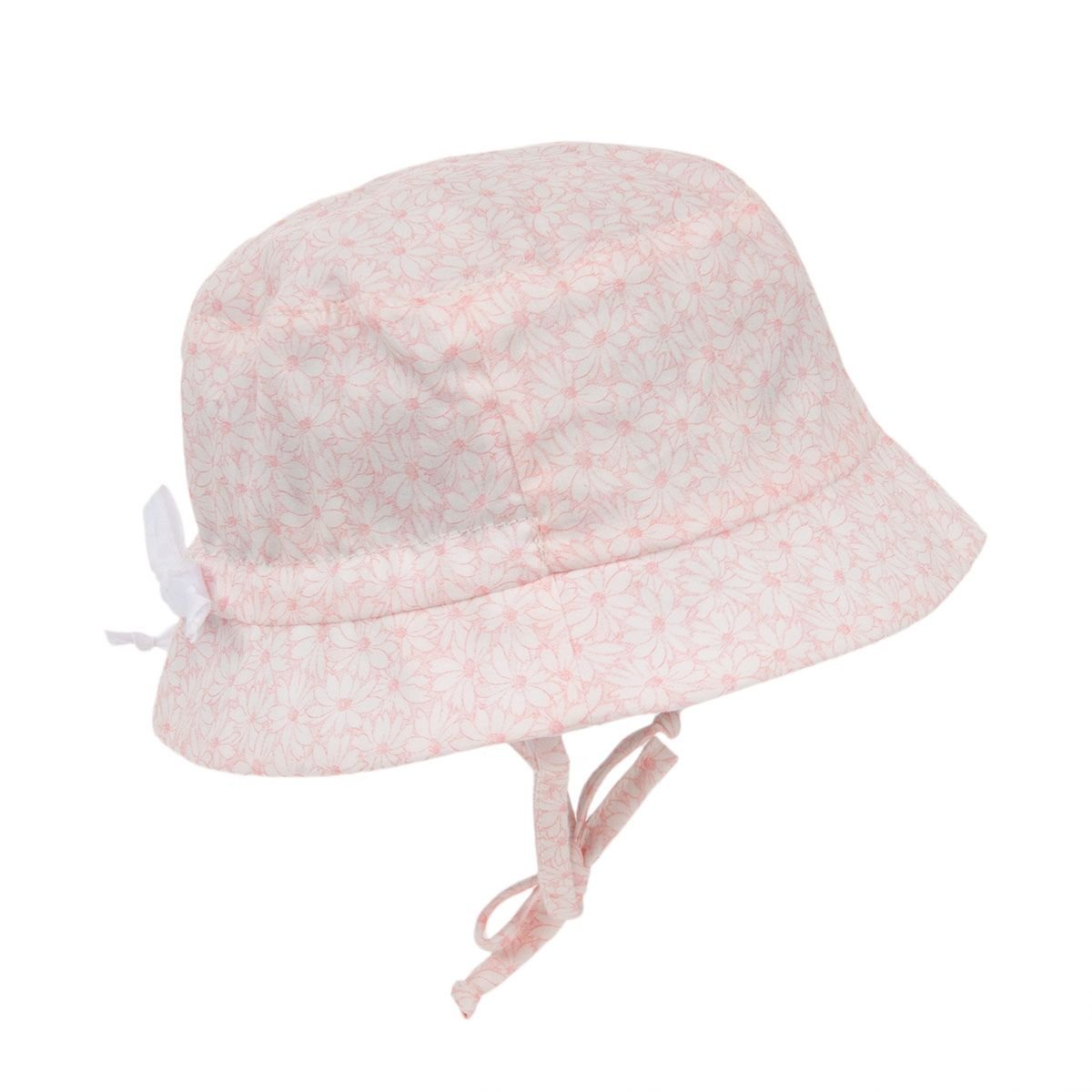 STERNTALER | Bonnet en tissu pour fille avec oreillettes et ruban � nouer