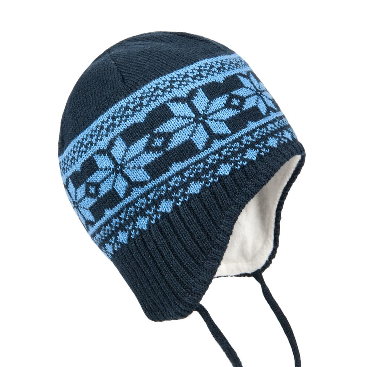 STERNTALER | Bonnet tricot� pour b�b� avec oreillettes et ruban � nouer