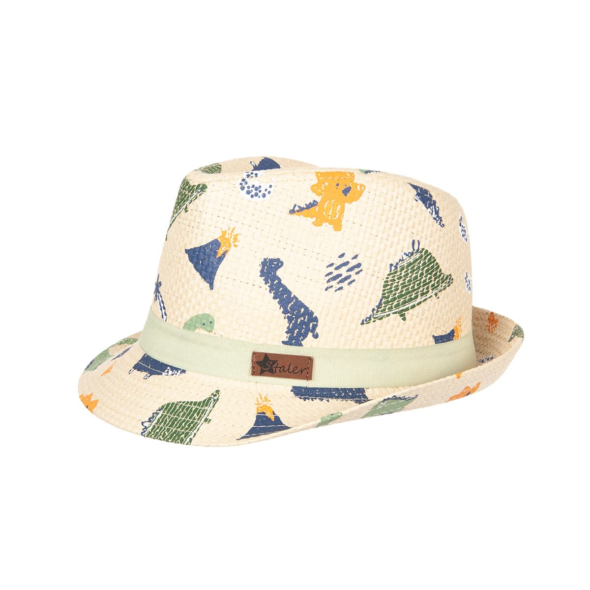 STERNTALER | Chapeau de paille gar�on motif dino