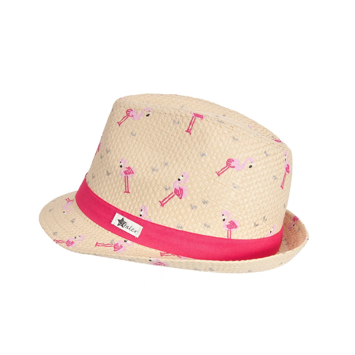 STERNTALER | Chapeau de paille pour fille avec motif flamant rose