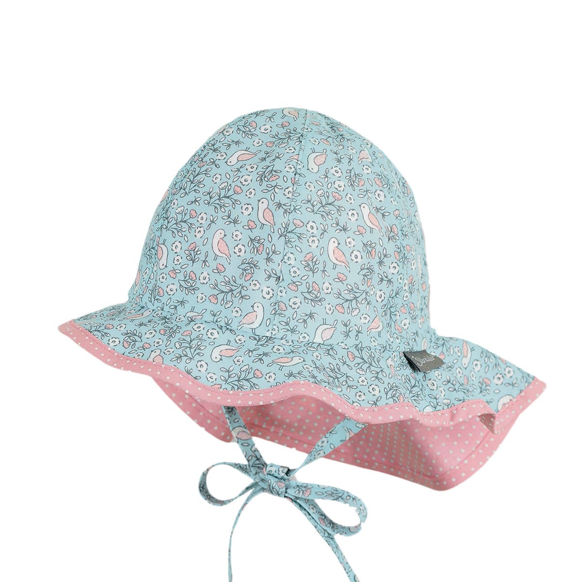 STERNTALER | Chapeau en tissu pour fille avec protection de cou