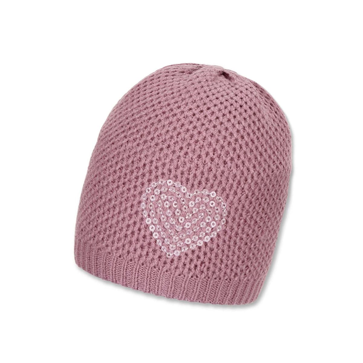 STERNTALER | Fille bonnet tricot� avec application coeur