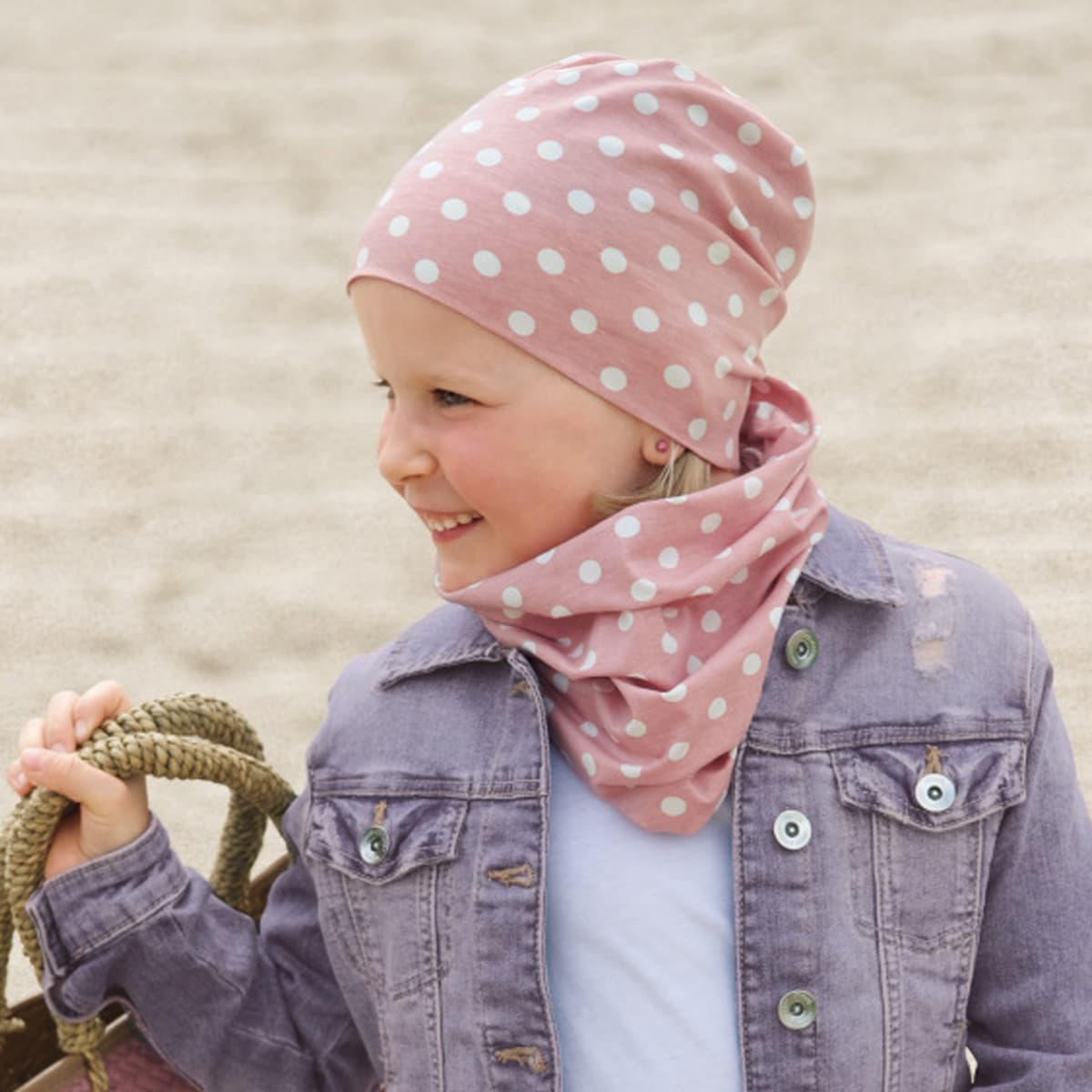 STERNTALER | Slouch beanie filles pois 1422042